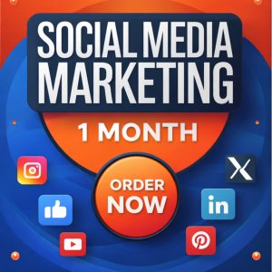 SOCIAL MEDIA MARKETING - One Month Service